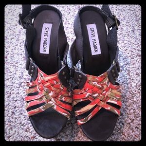 Steve Madden Printed Wedges